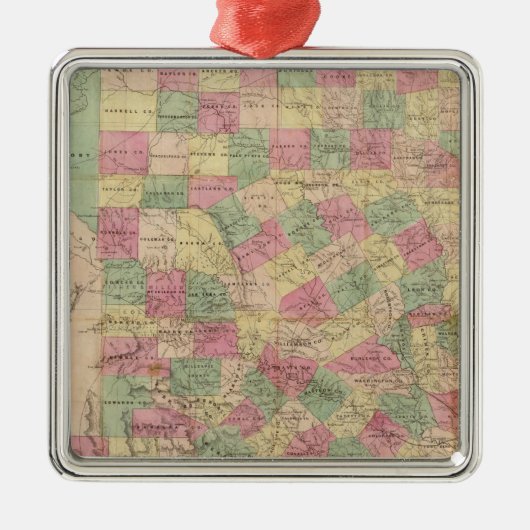 西テキサス州 メタルオーナメント (正面)