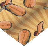 西テーブルクロスのカウボーイブーツ テーブルクロス (アングル)