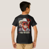 西トランプカウボーイ恋しく思ユートランプ2024子供 Tシャツ (裏面フル)