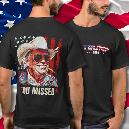 西トランプカウボーイ恋しく思ユートランプ2024 USA Tシャツ