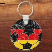 西ドイツのサッカーボールキーチェーン キーホルダー (正面)