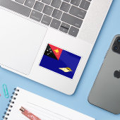 西ニューイギリス州旗，パプアニューギニア シール (ノートパソコンとiPhone)