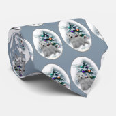 西ハイランドホワイトテリアのクリスマスプレゼント ネクタイ (ロール)