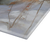 西ハイランドホワイトテリア雪のクリスマスを許可 カッティングボード (角)