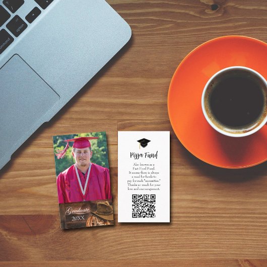 西ハットとラッソの卒業ピザファンドカード 名刺