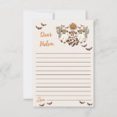 西ハロウィンカウボーイバースデーパーティー サンキューカード (正面)