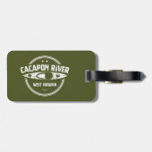 西バージニア州カカポン川 ラゲッジタグ (裏面横)