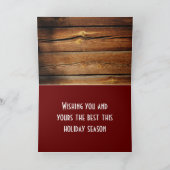 西バーンウッドクリスマスカード シーズンカード (内部)