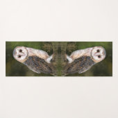 西バーンフクロウミグンド水彩絵画ズ  ヨガマット (正面(横))