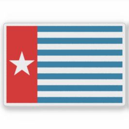 西パプア諸島国旗 シール