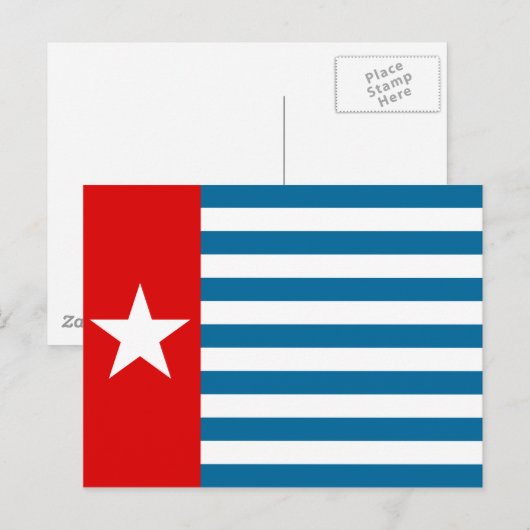 西パプア ポストカード (正面/裏面)