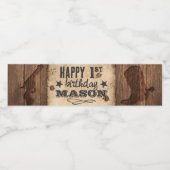 西パーソナライズされたボトルラベル ペットボトルラベル (シングルラベル)