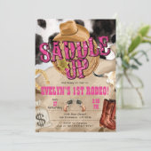 西パーティー、西招待状のCowgirパーティー 招待状 (スタンド正面)