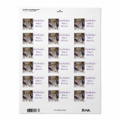 西ヒルズ牧場の冬 ラベル (フルシート)