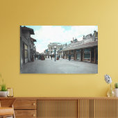 西ビューからパイクロンビーチ, CA キャンバスプリント (インサイチュ (リビング))