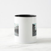 西ビューからパイクロンビーチ, CA マグカップ (中央)