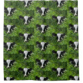 西ファームランチホルスタインカーフイングラス シャワーカーテン (正面)