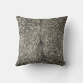 西フェイク動物牛皮プリント クッション (裏面)