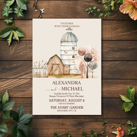 西フォーマル方結婚の 招待状