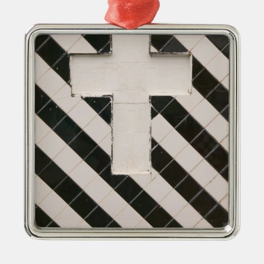 西フランスのインディ、グアダループ、グランデテレ、 メタルオーナメント (正面)