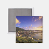 西フランスのカリブのインディ、セント・マーチン。 マグネット (正面/裏面)