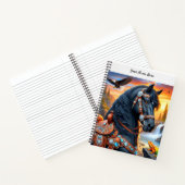 西フリシア馬 ノートブック (内部)