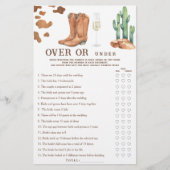 西ブライダルシャワーオーバーまたはゲーム中 (正面)