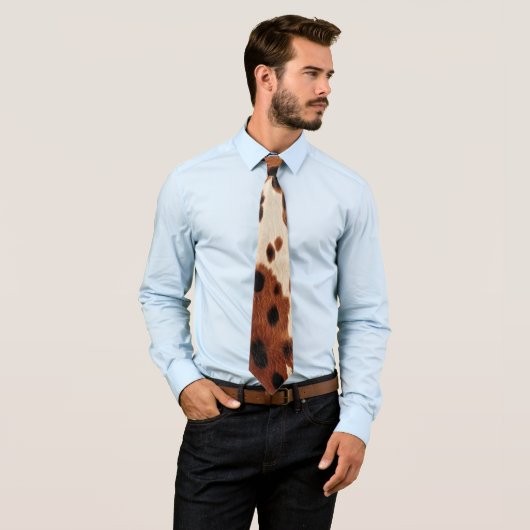 西ブラウンブラックカウボーイコウィド ネクタイ (インサイチュ)