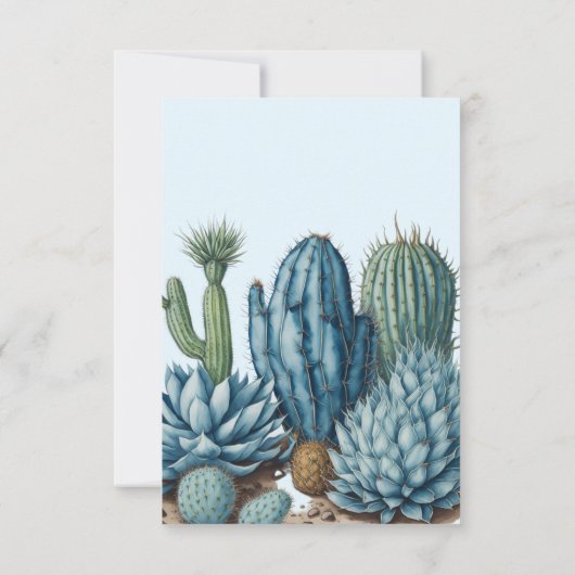 西ブルースモールカウボーイロデオボーイベビーシャワー サンキューカード (裏面)