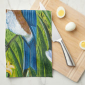 西ブルーバード キッチンタオル (四つ折り)