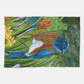 西ブルーバード キッチンタオル (横)