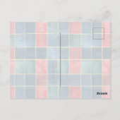 西ブルーレッドホースメリークリスマスオール ポストカード (裏面)