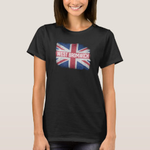 西ブロムウィッチ統一された王国イギリス国旗Uk南アフリカ Tシャツ
