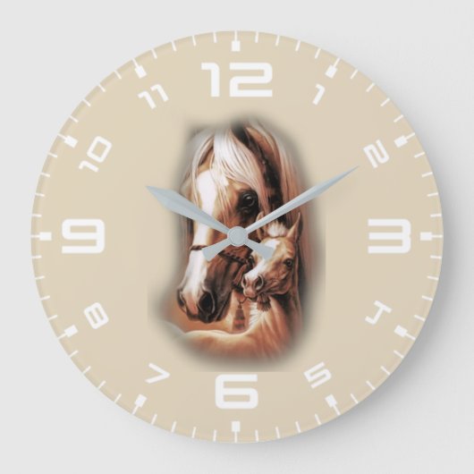 西ブロンド ラージ壁時計 (正面)