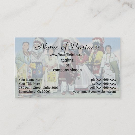 西プレーンズの精神 名刺 (正面)