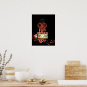 西ホラスベガスマーキーポスター ポスター (キッチン)