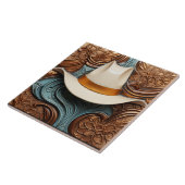 西ホワイトランチカウボーイハット タイル (側面)