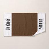 西ホースをテーマにした バスタオルセット (ハンドタオル)