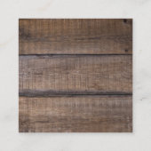 西ホースカウボーイブーツギターサンフラワー スクエア名刺 (裏面)