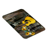 西ホースカウボーイブーツギターサンフラワー マグネット (右側)