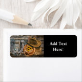 西ホースシューカウボーイハットラッソラベル ラベル (インサイチュ)