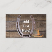 西ホースシューカウボーイハットラッソーの名刺 名刺 (裏面)