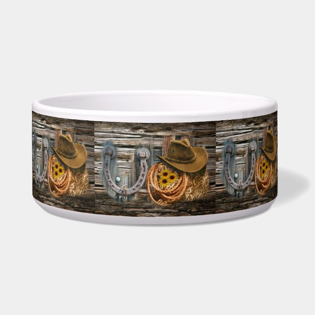 西ホースシューカウボーイハットラッソー ボウル (正面)