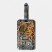 西ホースシューカウボーイハットラッソー ラゲッジタグ (裏面縦)