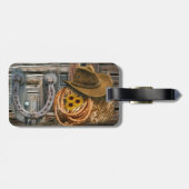 西ホースシューカウボーイハットラッソー ラゲッジタグ (裏面横)