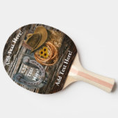 西ホースシューカウボーイハットラッソー 卓球ラケット (横)