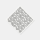 西ホースシューズカスタム背景色 スタンダードカクテルナプキン (角)