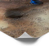 西ホースロデオカウボーイアートウォールポスター ポスター (角)