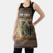 西ホース馬蹄車の車カウボーイブーツ エプロン (インサイチュ)