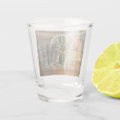 西ホース馬蹄車の車カウボーイブーツ ショットグラス (裏面)